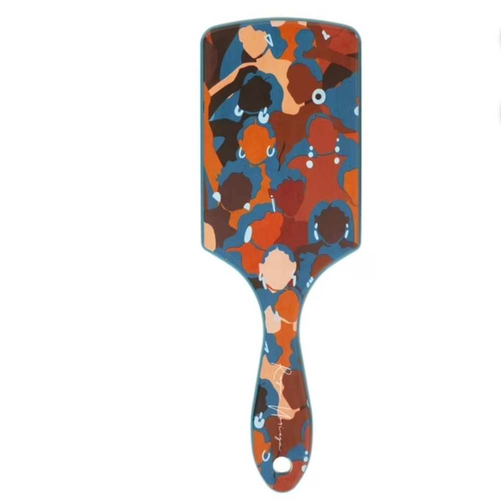 NTW Goody Tru X Reyna Noriega Ouchless Detangling Printed Paddle Brush